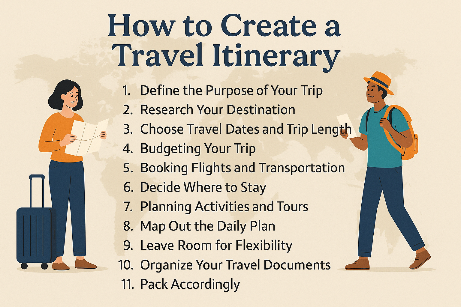 How to Create a Travel Itinerary