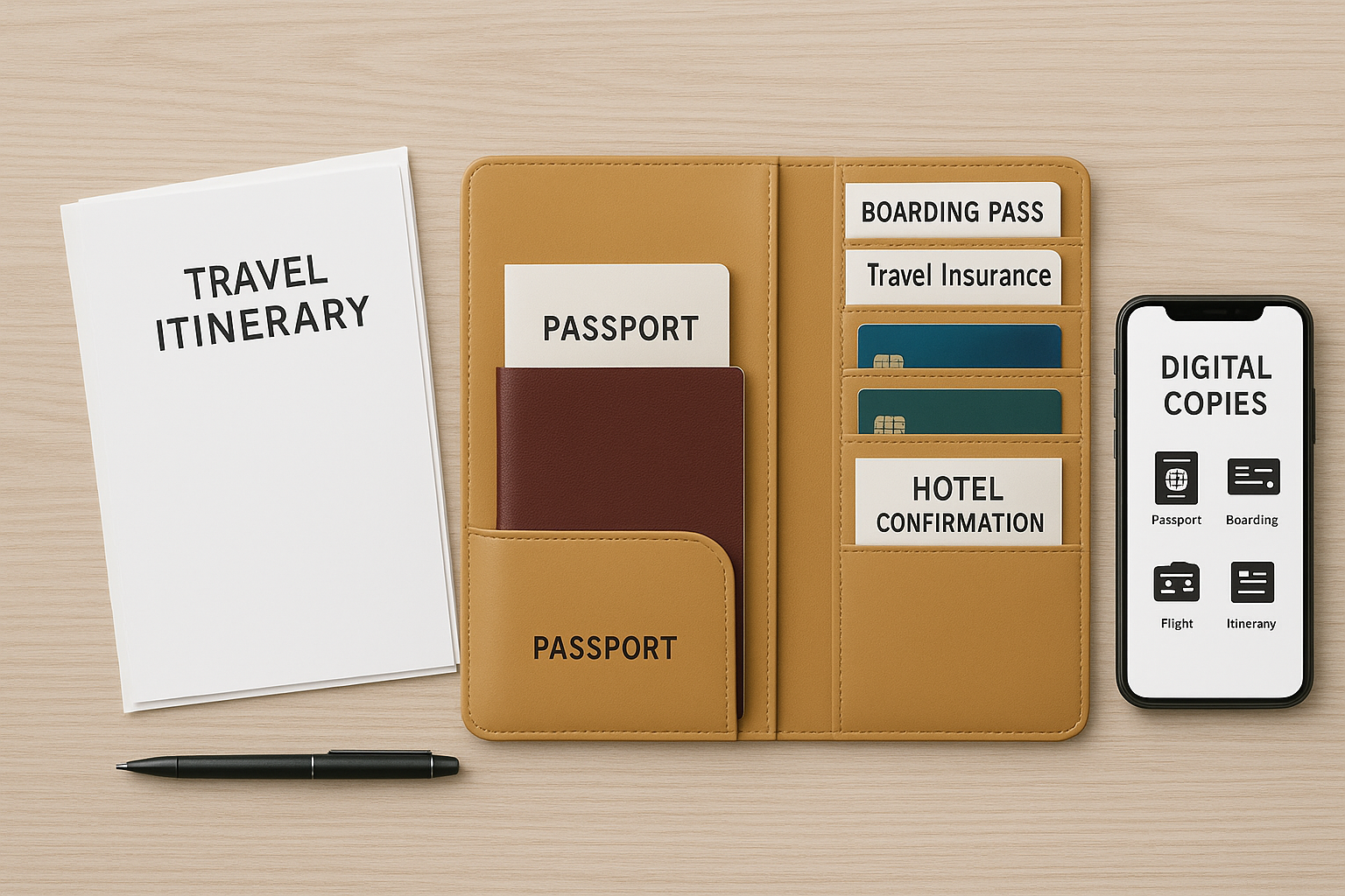 How to Organize Travel Documents
