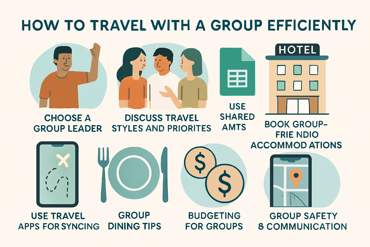 How to Travel with a Group Efficiently