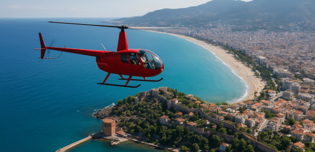 helicopter experience over alanya