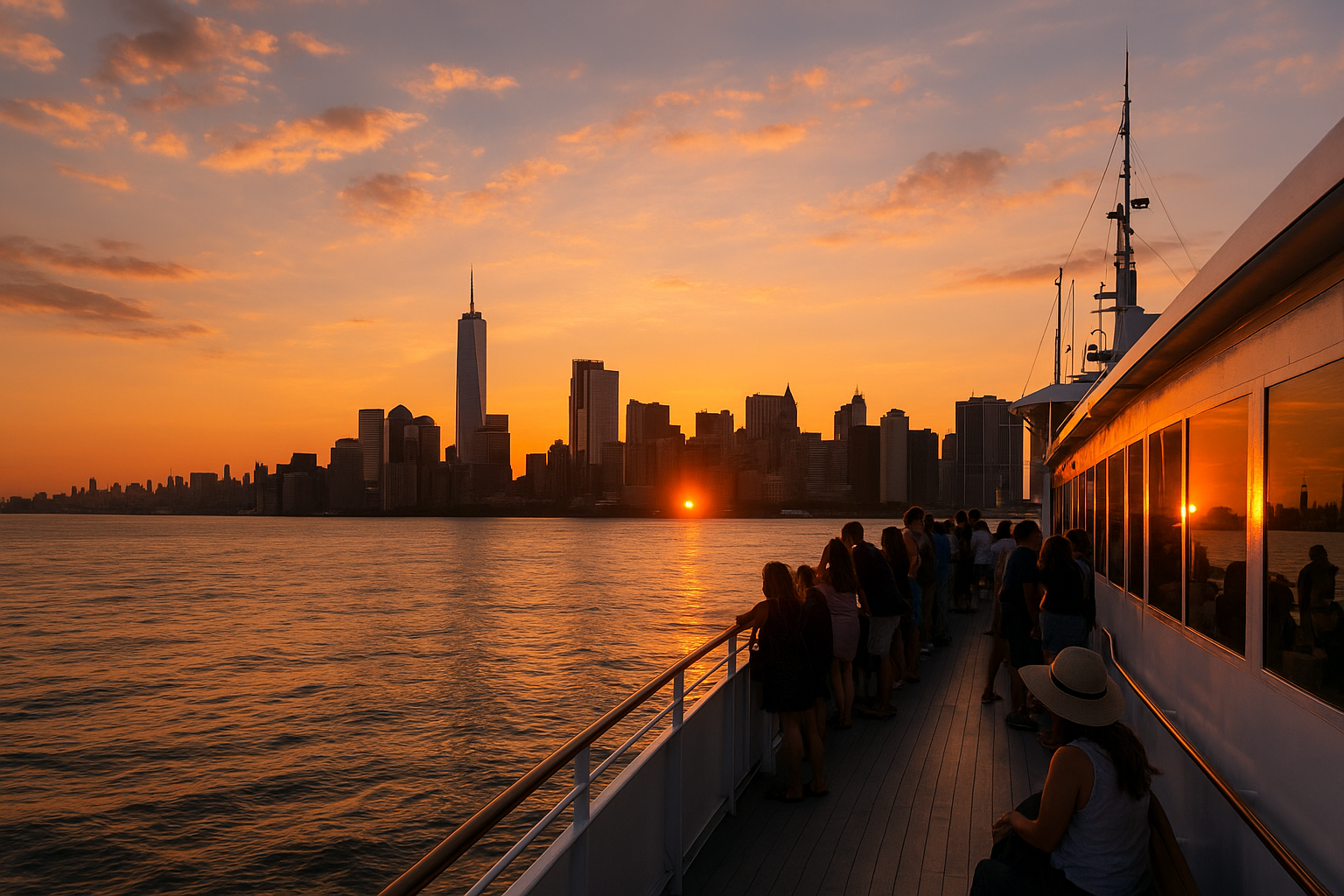 Boat Cruise NYC Sunset Tickets