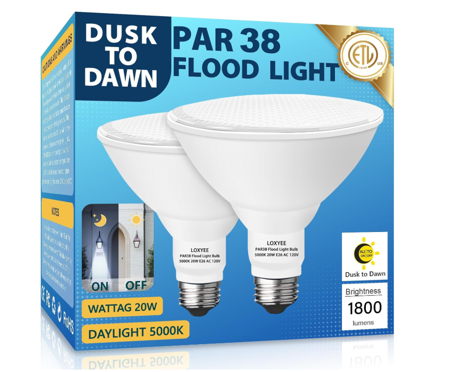 Outdoor flood LED bulbs